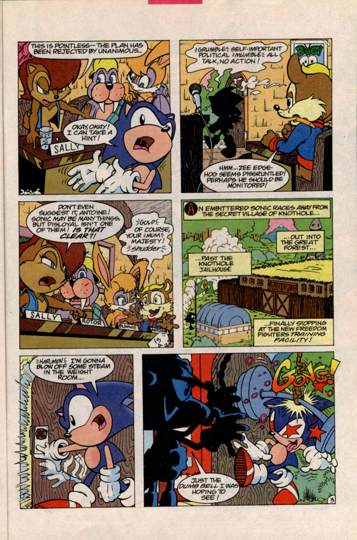 Sonic - Archie Adventure Series October 1996 Page 3